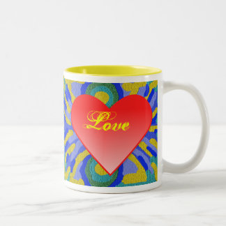 Liefde leuke Valentijnsdag mok design