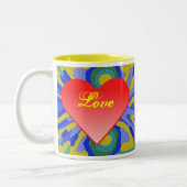 Liefde leuke Valentijnsdag mok design (Links)