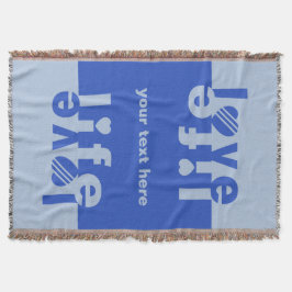 Liefde/leven, aangepaste deken voor dekens