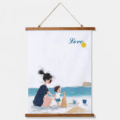 Liefde, leven, herinnering hangend wandkleed (Voorkant)