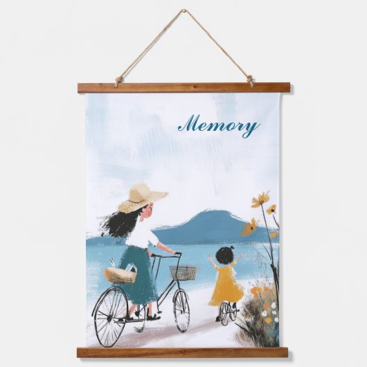 Liefde, leven, herinnering hangend wandkleed (Voorkant 3)