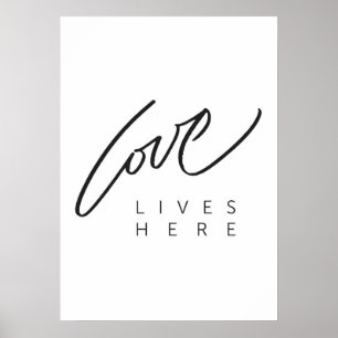 LIEFDE LEVEN HIER poster