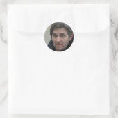 Liefde, leven, leven ronde sticker (Tas)