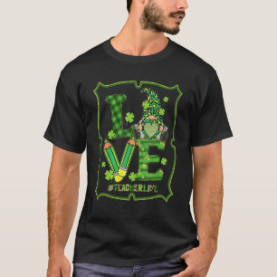 Liefde Levenaar Gnome Funny St Patrick's Day Sha T-shirt