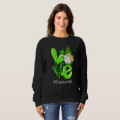 Liefde Levenaar Gnome Funny St Patrick's Day Sha Trui (Voorkant volledig)