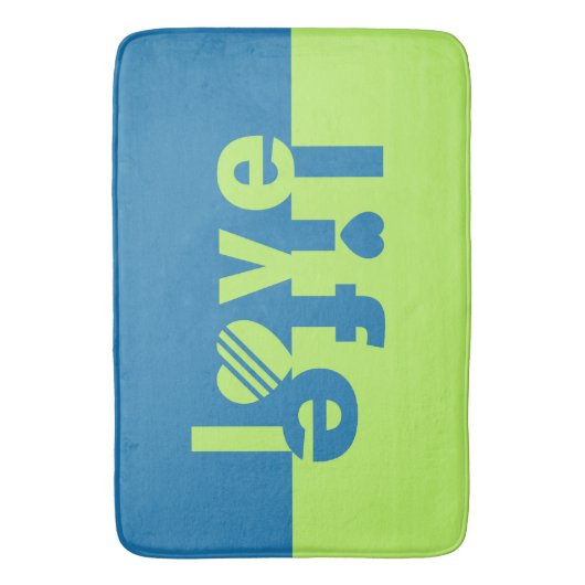 Liefde/levensbadmatten Badmat (Voorkant Verticaal)