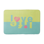 Liefde/levensbadmatten Badmat (Voorkant)