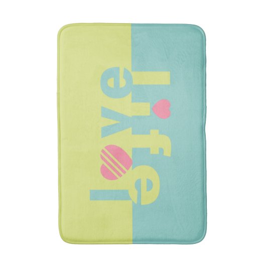 Liefde/levensbadmatten Badmat (Voorkant Verticaal)