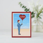 Liefde Levering  Briefkaart (Staand voorkant)