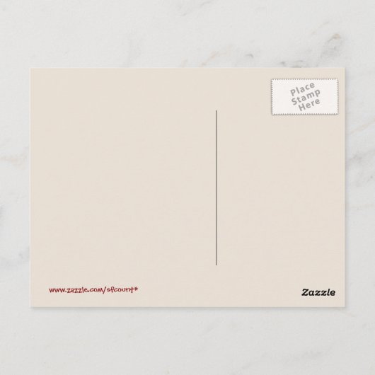 Liefde Levering  Briefkaart (Achterkant)