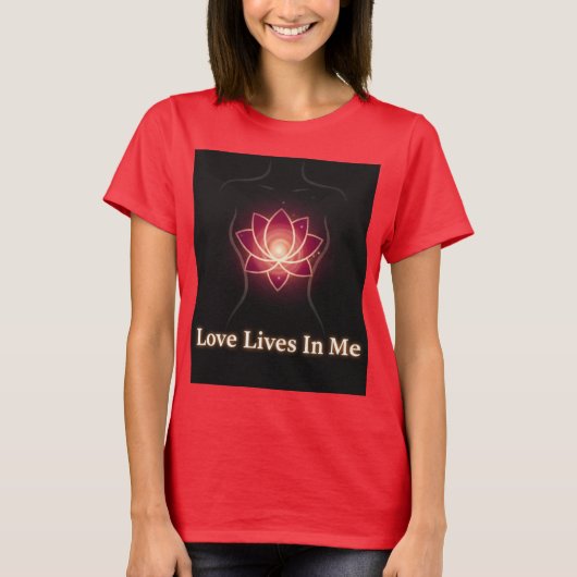 LIEFDE LEVT IN ME, NU T-SHIRT (Voorkant)