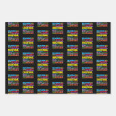 Liefde Lezen Boeken - Genre Word Art Inpakpapier Vel (Voorkant 3)