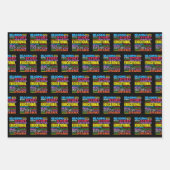 Liefde Lezen Boeken - Genre Word Art Inpakpapier Vel (Voorkant)