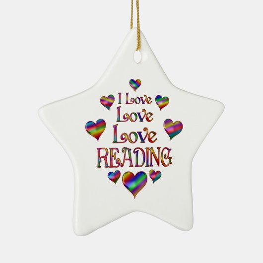 Liefde lezen keramisch ornament (Rechts)