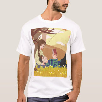 Liefde lezen met Natuur T-shirt