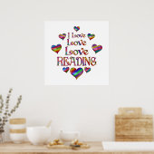 Liefde lezen poster (Keuken)