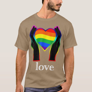 Liefde LGBT Bisexual Colors Gay Flag Pride Gift Ra T-shirt