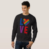Liefde LGBT Pride Trui (Voorkant volledig)
