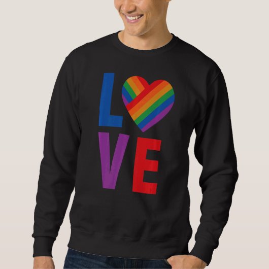 Liefde LGBT Pride Trui (Voorkant)