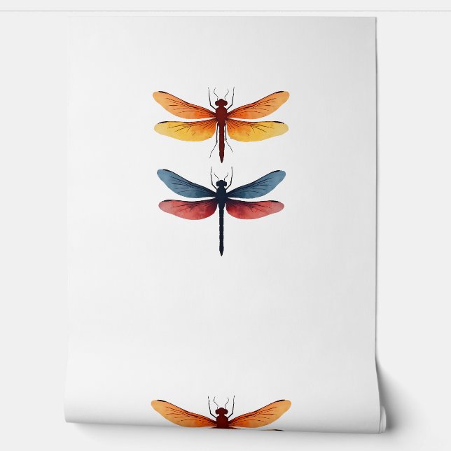 Liefde Libellen kind klein eenvoudig Minimalistisc Behang (Afrollen)