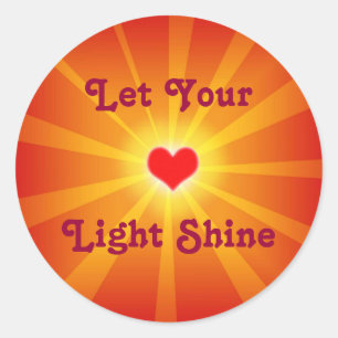Liefde Licht Glans Sticker