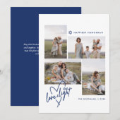 Liefde & Licht Hart Chanoeka 4 Fotokaart Feestdagenkaart (Voorkant / Achterkant)