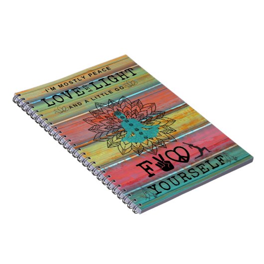 Liefde & Lichte Yoga Notitieboek (Rechterzijde)