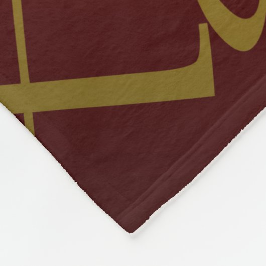 Liefde, liebe, kara, cher, käre, querido, text, ro fleece deken (Hoek)