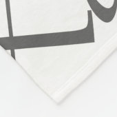 Liefde, liebe, kara, cher, käre, querido, text, ro fleece deken (Hoek)