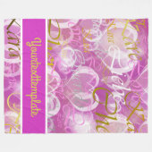 Liefde, liebe, kara, cher, käre, querido, text, ro fleece deken (Voorkant (Horizontaal))