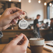 Liefde liedjes, vogels tussen muzikale noten sleutelhanger