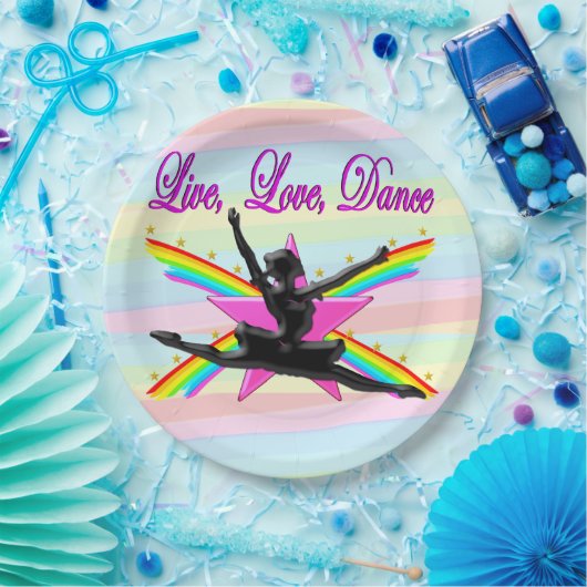 LIEFDE, LIEFDE, DANS BALLERINA PAPIEREN BORDEN PAPIEREN BORDJE (Feest)