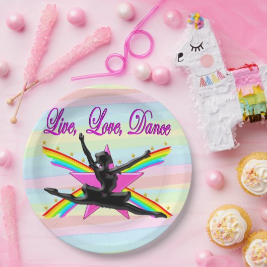 LIEFDE, LIEFDE, DANS BALLERINA PAPIEREN BORDEN PAPIEREN BORDJE (Feest)