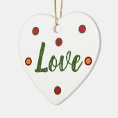 Liefde, Liefde Keramisch Ornament (Links)