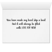 ***LIEFDE LIEFDE***= LIEFDE KAART (Binenzijde Horizontaal (Onderkant))
