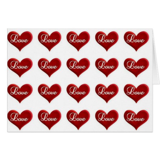 ***LIEFDE LIEFDE***= LIEFDE KAART (Voorkant Horizontaal)