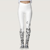 liefde liefde liefde leggings (Voorkant)