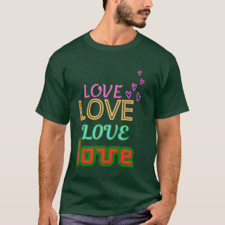 liefde liefde liefde liefde vriend t-shirt