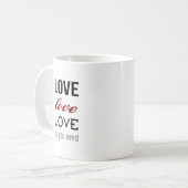 Liefde Liefde Liefde Mok (Voorkant links)