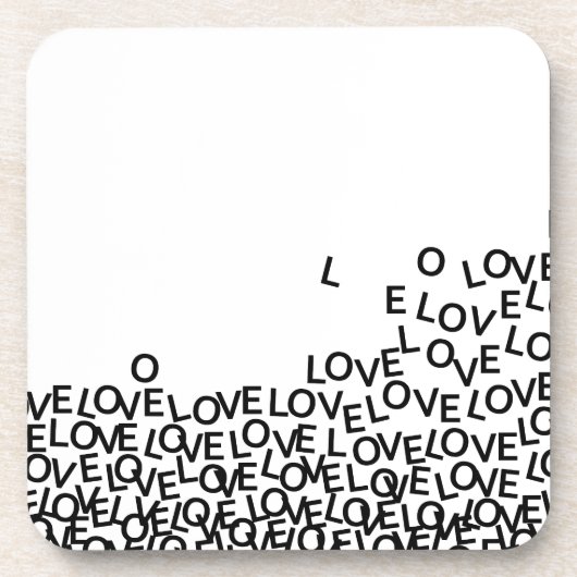 liefde liefde liefde onderzetter (Voorkant)