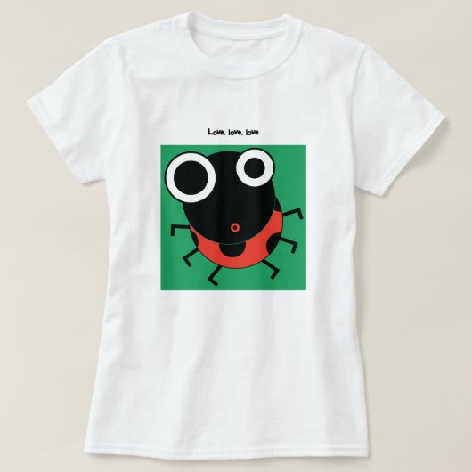 Liefde, liefde, liefde t-shirt (Design voorkant)