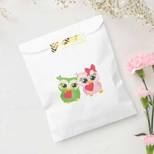 Liefde liefdesharten bedankzakje (Gezegeld)