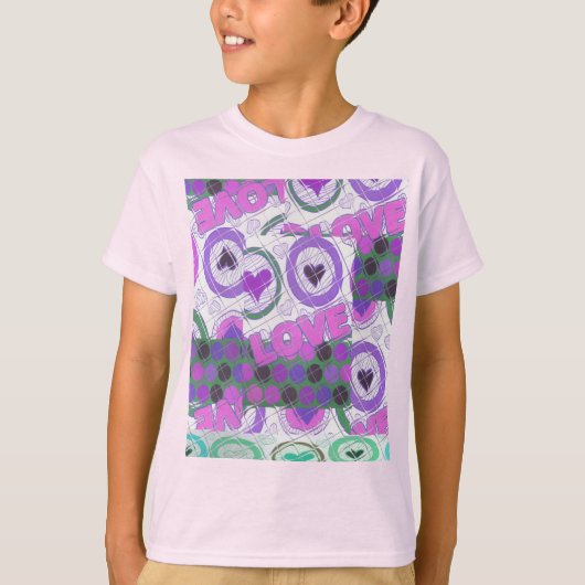 Liefde lieflijk hartgevoel met hart en ziel t-shirt (Voorkant)