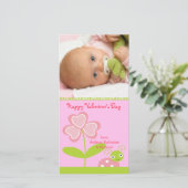 Liefde Lieveheersbeestje Valentijnsdag Feestdagenkaart (Staand voorkant)