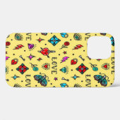 Liefde & Lightning Mystic Keys & Rozen Case-Mate iPhone Case (Achterkant (horizontaal))