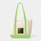 Liefde lijkt op Wildbloemen Poem Leopard Lily Tote Bag (Voorkant)