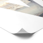 Liefde lijst schattig stel/liefhebbers romantisch poster (Hoek)