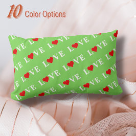 LIEFDE limoen groen modern chique elegante minimal Kussen