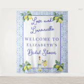 Liefde & Limoncello Italiaans Vrijgezellenfeest Ac Wandkleed (Voorkant)