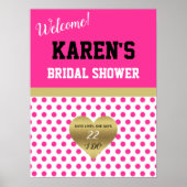Liefde Lingerie Persoonlijke Shower Countdown Fees Poster (Voorkant)